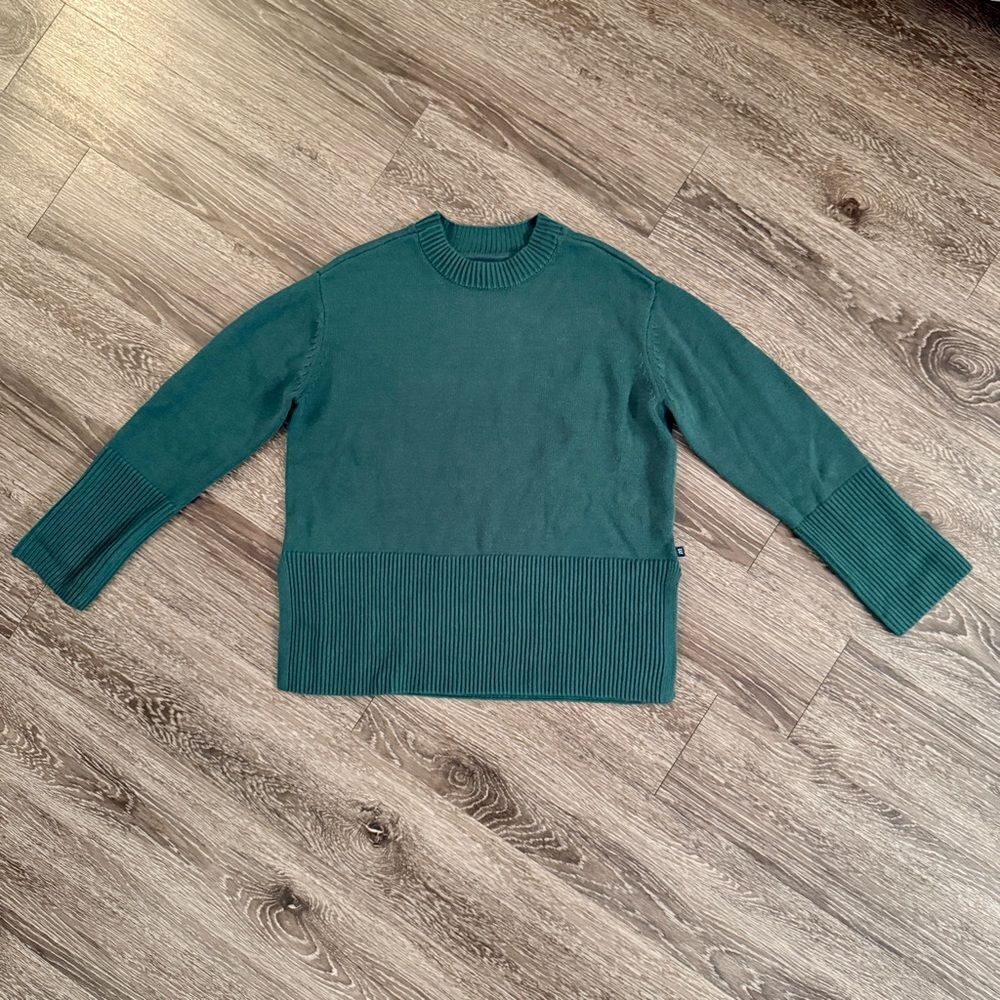 Gap Cotton Emerald Green Sweater